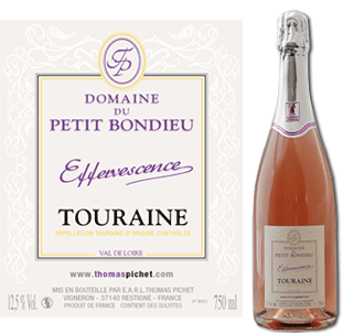 Rosé pétillant de Bourgueil par Jean-Marc et Thomas Pichet, vignerons